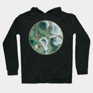 Green & Gold Gemstone Hoodie